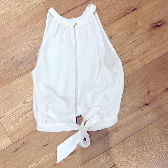 Wilfred white crop top with tie back XXS - Picture 5 of 5